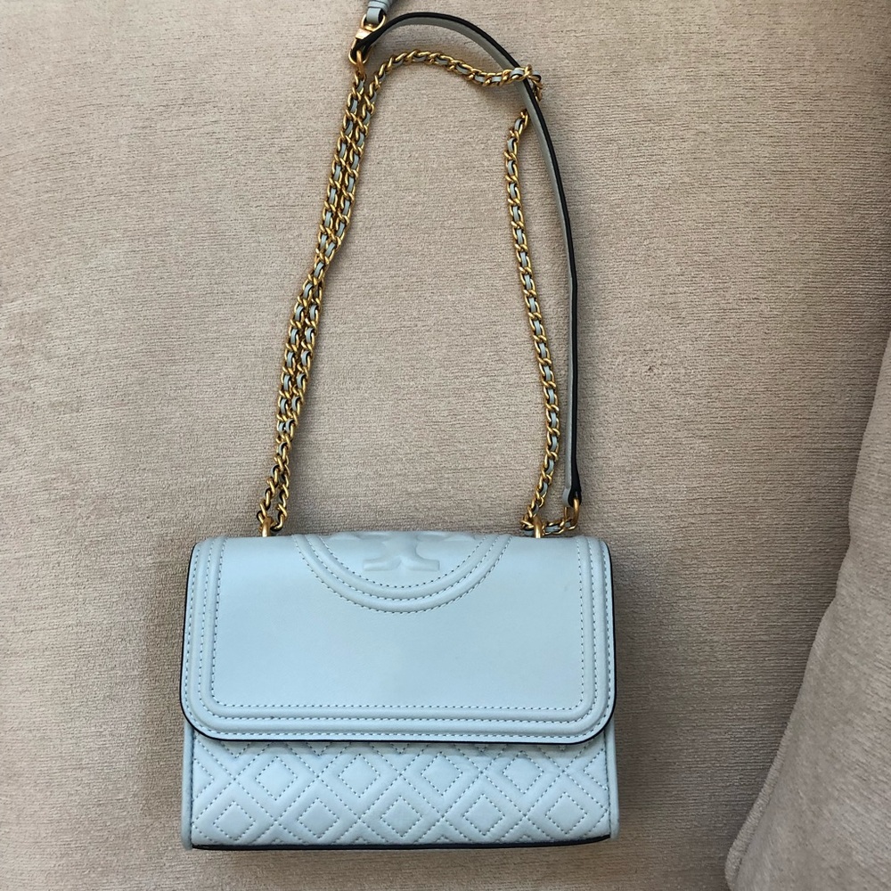 Tory Burch quilted leather shoulder bag
